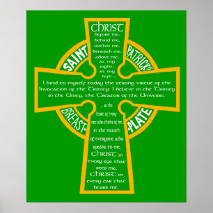Póster Poster del peto de St Patrick
