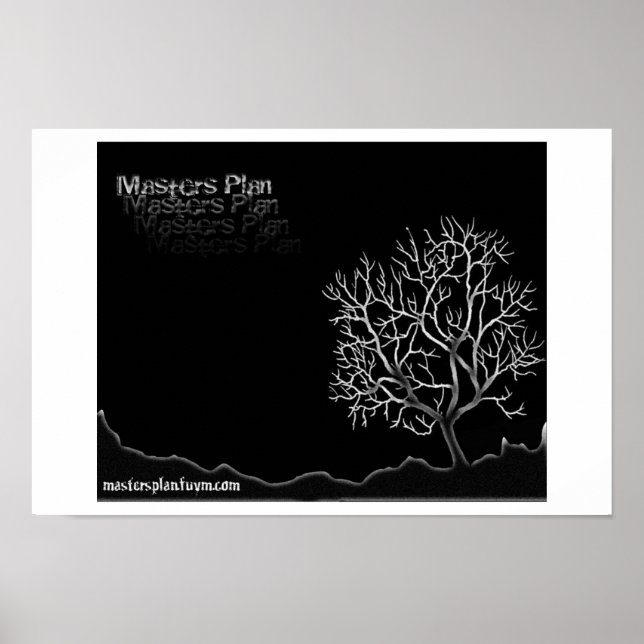 Póster Poster del plan de máster (Frente)