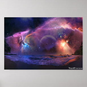 Póster Poster del planeta de Exo