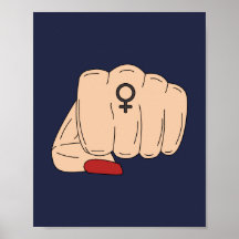 Poster del poder feminista