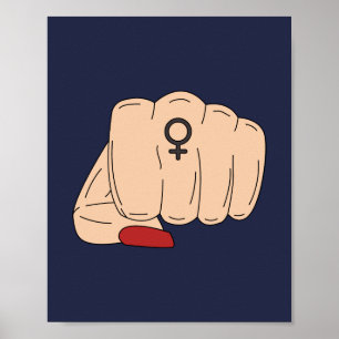 Póster Poster del poder feminista