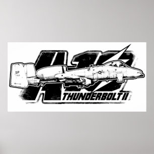 Póster Poster del Poster A-10 Thunderbolt II