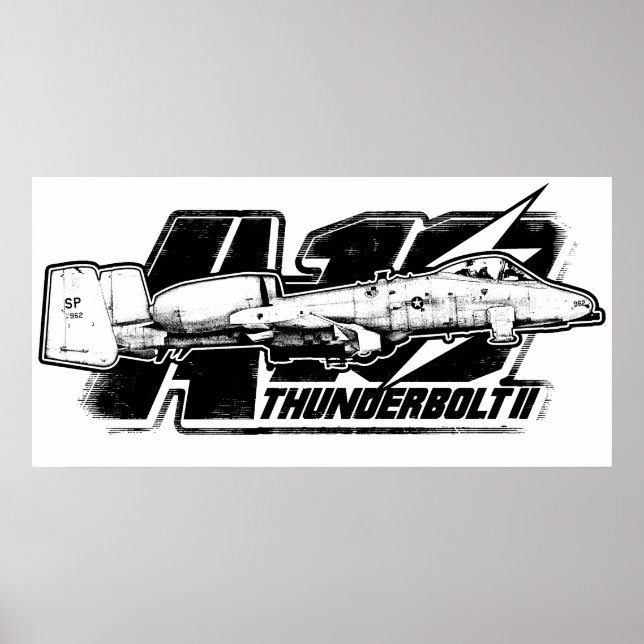 Póster Poster del Poster A-10 Thunderbolt II (Frente)