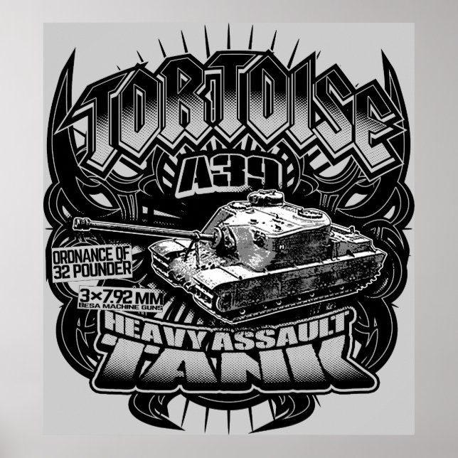 Póster Poster del Poster de tortuga A39 (Frente)