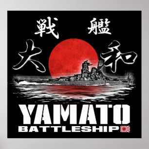 Póster Poster del poster de Yamato del acorazado