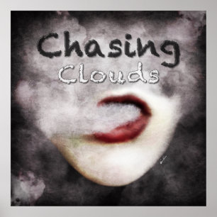 Póster Poster del premio del Grunge de Vape de las nubes