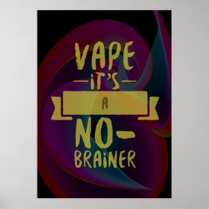 Póster Poster del premio del pan comido de Vape