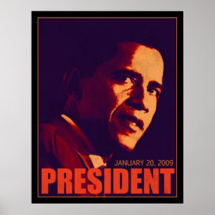 Póster Poster del presidente Obama