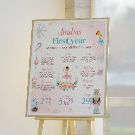 Póster Poster del primer aniversario del nacimiento del r