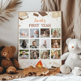 Póster Poster del primer año fotográfico de S.more Campfi