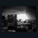 Póster Poster del puente Brooklyn de la Ciudad de Nueva Y<br><div class="desc">Arte Pop Art Style Manhattan New York City</div>