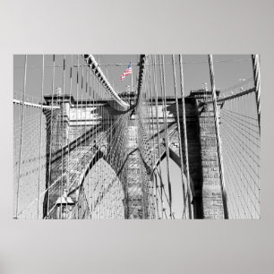 Póster Poster del puente de Brooklyn