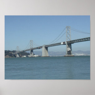 Póster Poster del puente de la bahía de SF Oakland