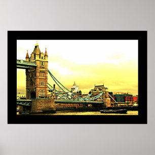 Póster Poster del puente de la torre
