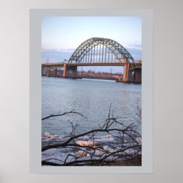 Póster Poster del puente de Wintertime Tacony-Palmyra