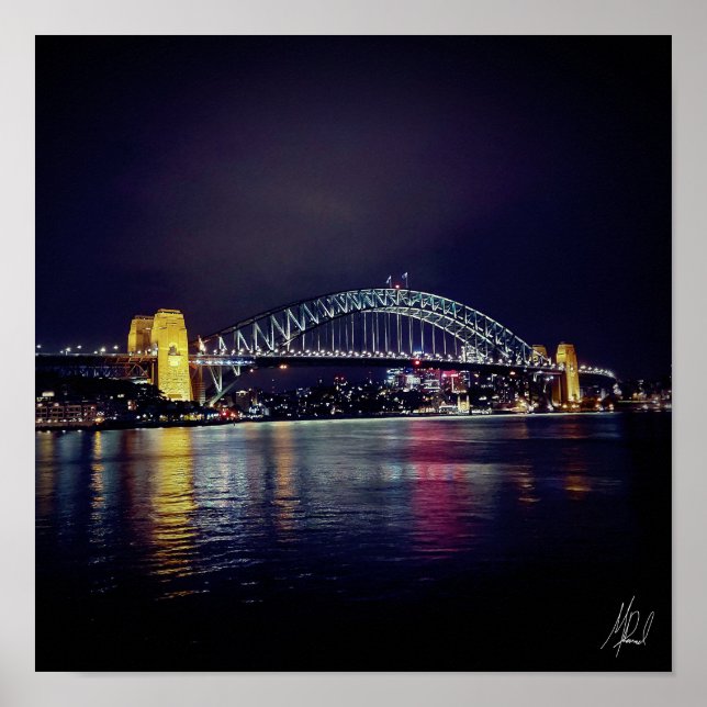 Póster Poster del Puente del Puerto de Sidney (Frente)