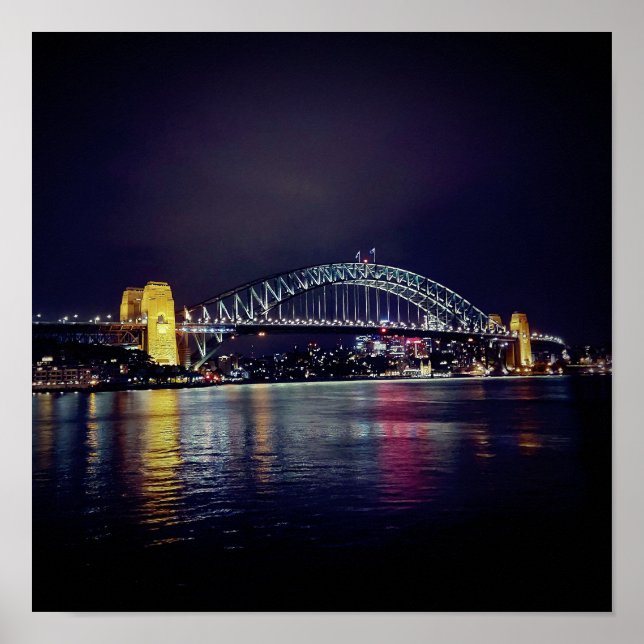 Póster Poster del Puente del Puerto de Sydney (Frente)