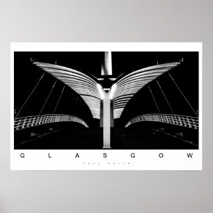 Póster Poster del puente Glasgow