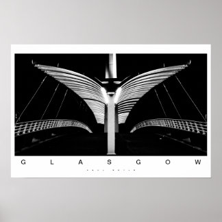 Póster Poster del puente Glasgow