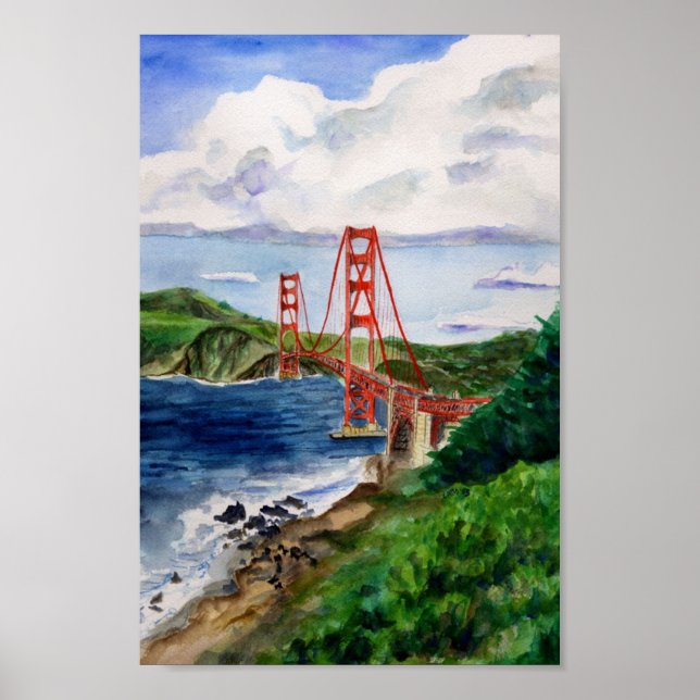 Póster Poster del puente Golden Gate (Frente)