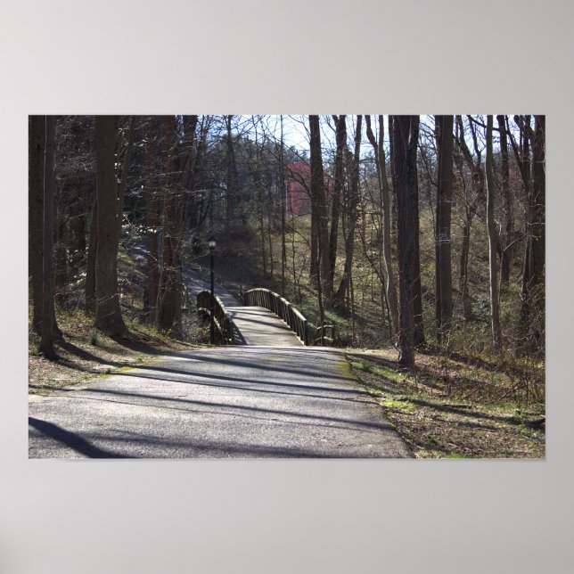 Póster Poster del puente Park Walking (Frente)