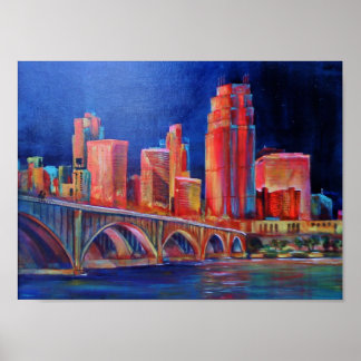 Póster Poster del puente Stone Arch
