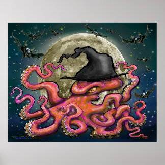 Póster Poster del pulpo picante