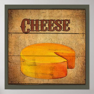 Póster Poster del queso