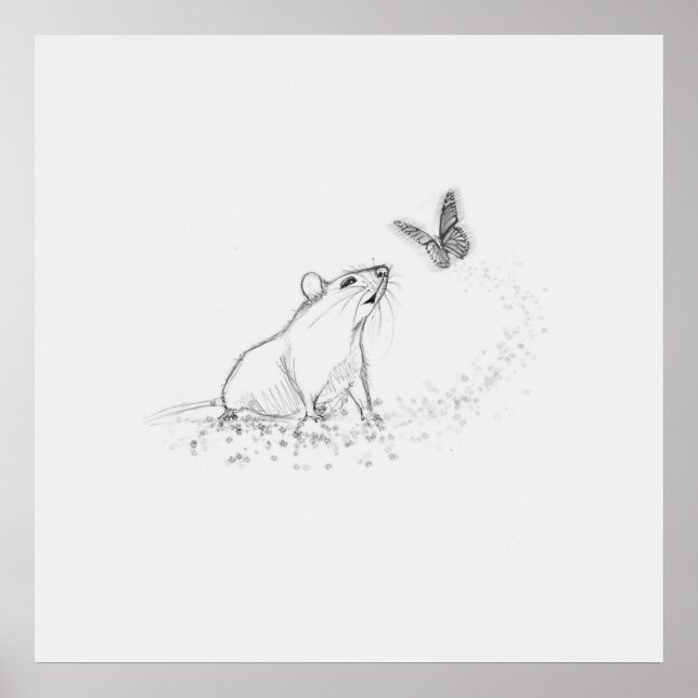 Póster Poster del ratón (Frente)