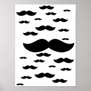 Póster Poster del rebaño de bigotes