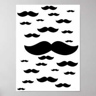 Póster Poster del rebaño de bigotes