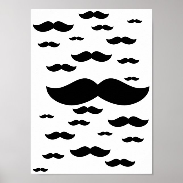 Póster Poster del rebaño de bigotes (Frente)