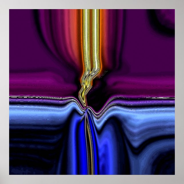 Póster Poster del relámpago de la noche (Frente)