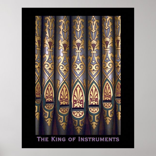 Póster Poster del Rey de Instrumentos (Frente)