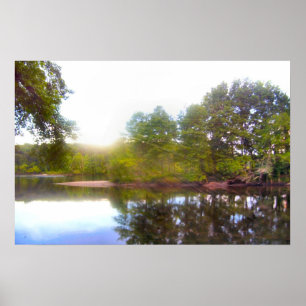 Póster Poster del río Connecticut