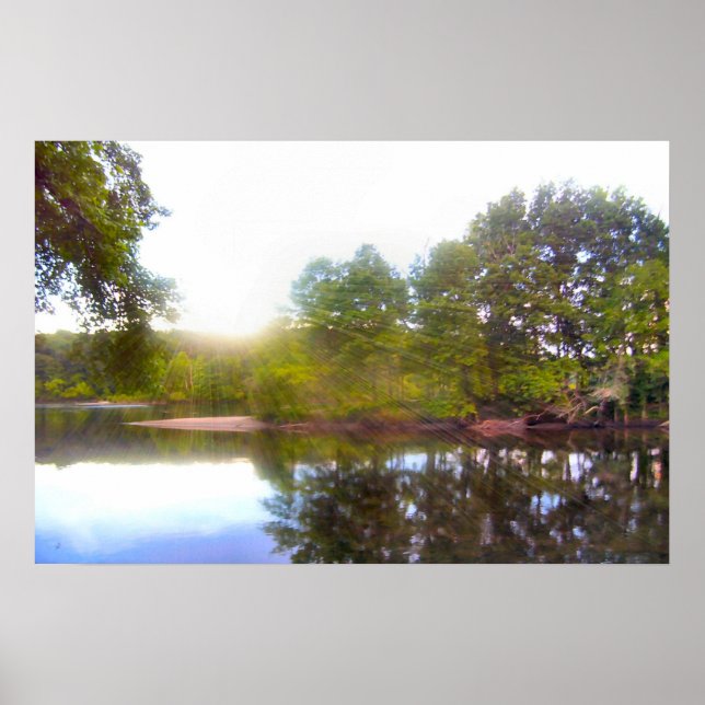 Póster Poster del río Connecticut (Frente)