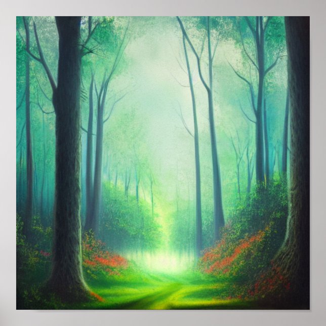 Póster Poster del río Misty (Frente)