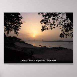 Póster Poster del río Orinoco