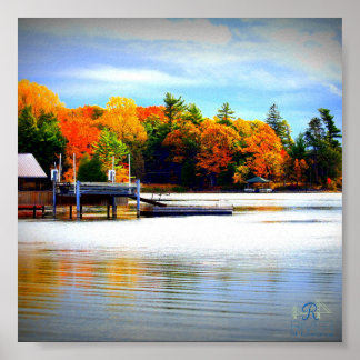 Póster Poster del río R