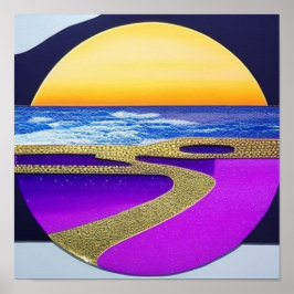 Póster Poster del Río Solar del Oro