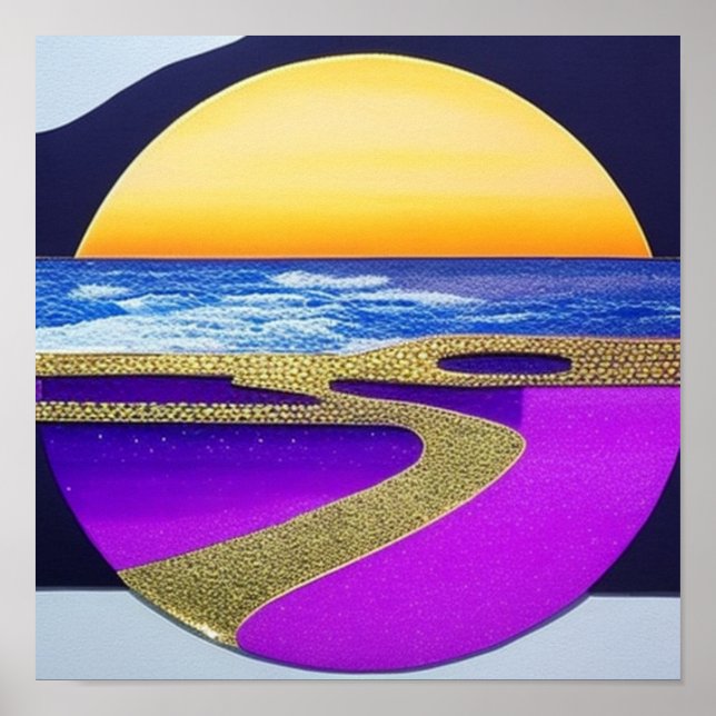 Póster Poster del Río Solar del Oro (Frente)