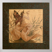 Poster del Riquer Winged Nymph CC0097