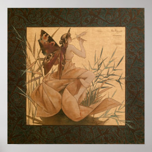 Póster Poster del Riquer Winged Nymph CC0097