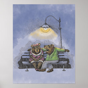 Póster Poster del romance del oso