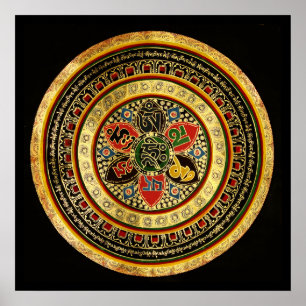 Póster Poster del RONQUIDO de OM MANI PADME del mantra de