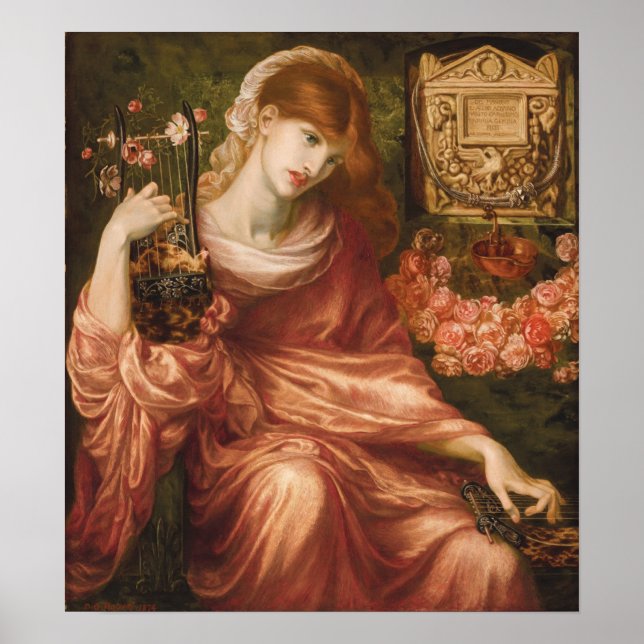Póster Poster del Rossetti Roman Harp (Frente)