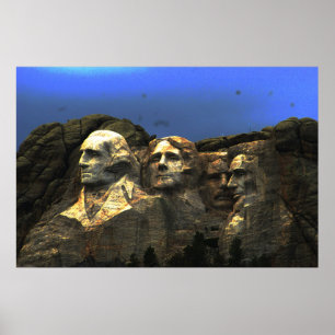 Póster poster del rushmore del mt