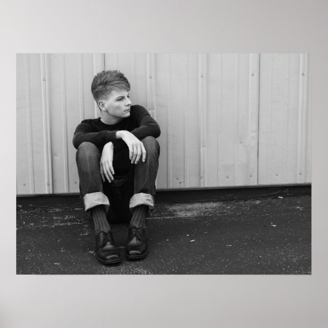 Póster Poster del salón masculino (Frente)