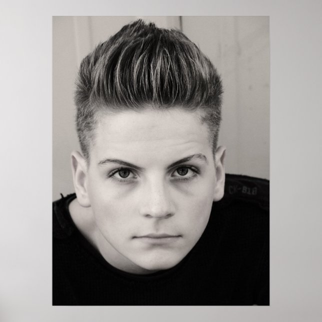 Póster Poster del salón masculino (Frente)