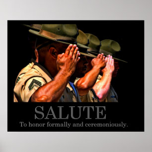 Póster Poster del saludo